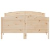  Cadre de lit sans matelas 140x190 cm bois de pin massif alsavelo 