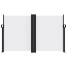  Auvent latéral rétractable blanc 140x600 cm alsavelo 