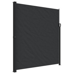  Auvent latéral rétractable noir 220x300 cm alsavelo 