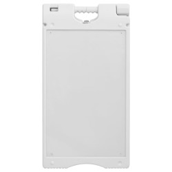  Panneau de trottoir en forme de A gris 45x7x84,5 cm PEHD alsavelo 