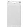  Panneau de trottoir en forme de A gris 45x7x84,5 cm PEHD alsavelo 