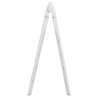  Panneau de trottoir en forme de A gris 45x7x84,5 cm PEHD alsavelo 