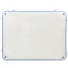  Pont flottant gonflable Bleu et blanc 300x300x15 cm alsavelo 