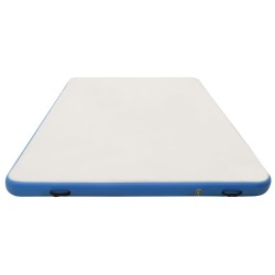  Pont flottant gonflable Bleu et blanc 200x150x15 cm alsavelo 
