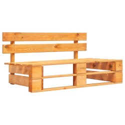  Canapé de jardin palette avec coussins rouge Pinède alsavelo 