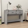  Table console Sonoma gris 100x39x75 cm Bois d'ingénierie alsavelo 