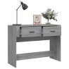  Table console Sonoma gris 100x39x75 cm Bois d'ingénierie alsavelo 