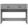  Table console Sonoma gris 100x39x75 cm Bois d'ingénierie alsavelo 