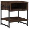  Table basse chêne marron 40x40x45 cm bois d'ingénierie alsavelo 