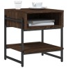  Table basse chêne marron 40x40x45 cm bois d'ingénierie alsavelo 