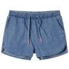 Short pour enfants bleu denim 92 alsavelo 