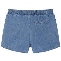 Short pour enfants bleu denim 92 alsavelo 