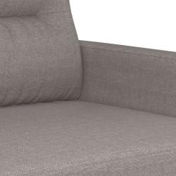  Canapé à 2 places Taupe 140 cm Tissu alsavelo 