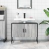  Armoire lavabo de salle de bain sonoma gris bois d'ingénierie alsavelo 