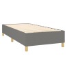  Sommier à lattes de lit et matelas et LED Gris foncé 90x200 cm alsavelo 