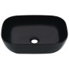  Lavabo 45,5x32x13 cm Céramique Noir alsavelo 