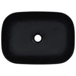  Lavabo 45,5x32x13 cm Céramique Noir alsavelo 