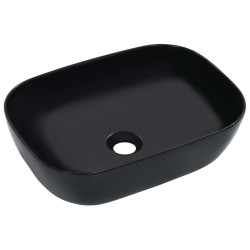  Lavabo 45,5x32x13 cm Céramique Noir alsavelo 