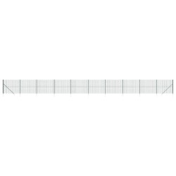  Clôture en treillis métallique et piquet d'ancrage vert 1,6x25m alsavelo 