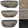  Lavabo en pierre de rivière ovale (29-38)x(24-31) cm alsavelo 