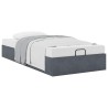  Cadre de lit ottoman sans matelas gris foncé 90x200 cm velours alsavelo 
