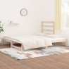  Lit coulissant sans matelas 2x(90x190) cm alsavelo 