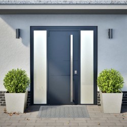  Jardinières 2 pcs 50x50x50 cm acier inoxydable alsavelo 