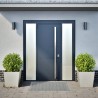  Jardinières 2 pcs 50x50x50 cm acier inoxydable alsavelo 