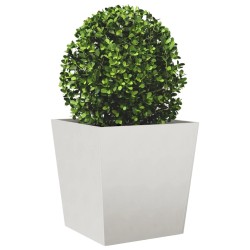  Jardinières 2 pcs 50x50x50 cm acier inoxydable alsavelo 