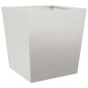  Jardinières 2 pcs 50x50x50 cm acier inoxydable alsavelo 