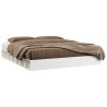  Cadre de lit sans matelas blanc 140x200 cm bois massif alsavelo 