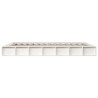  Cadre de lit sans matelas blanc 140x200 cm bois massif alsavelo 