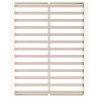  Cadre de lit sans matelas blanc 140x200 cm bois massif alsavelo 