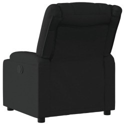  Fauteuil inclinable électrique Noir Tissu alsavelo 