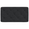  Coussin de tête de lit noir 90 cm velours alsavelo 