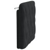  Coussin de tête de lit noir 90 cm velours alsavelo 