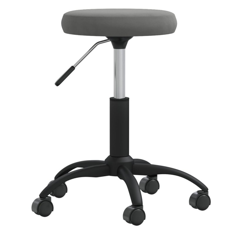 Chaise de salle à manger Gris foncé Velours alsavelo Chaise de salle à manger Gris foncé Velours alsavelo