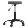  Chaise de salle à manger Gris foncé Velours alsavelo 