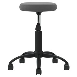  Chaise de salle à manger Gris foncé Velours alsavelo 