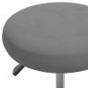  Chaise de salle à manger Gris foncé Velours alsavelo 