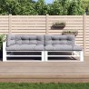  Coussins de palette 5 pcs gris tissu alsavelo 