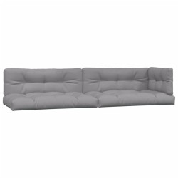  Coussins de palette 5 pcs gris tissu alsavelo 