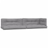  Coussins de palette 5 pcs gris tissu alsavelo 