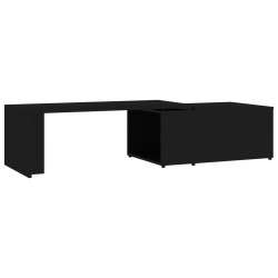  Table basse Noir 150x50x35 cm Bois d'ingénierie alsavelo 