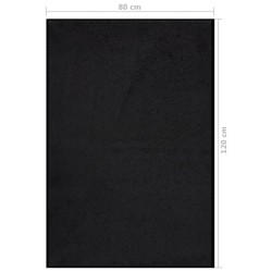  Paillasson Noir 80x120 cm alsavelo 