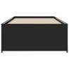  Cadre de lit sans matelas noir 90x190 cm alsavelo 