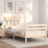  Cadre de lit sans matelas bois massif alsavelo 