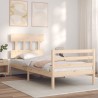  Cadre de lit sans matelas bois massif alsavelo 