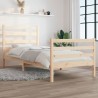  Cadre de lit sans matelas bois de pin massif 90x200 cm alsavelo 