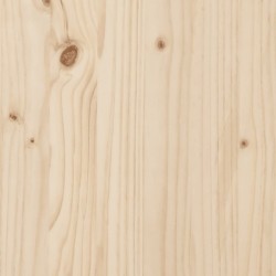  Cadre de lit sans matelas bois de pin massif 90x200 cm alsavelo 